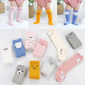 

Baby Unisex Stocking Fox Ears Animal Print Soft Breathable Middle Tube Crew Stocking