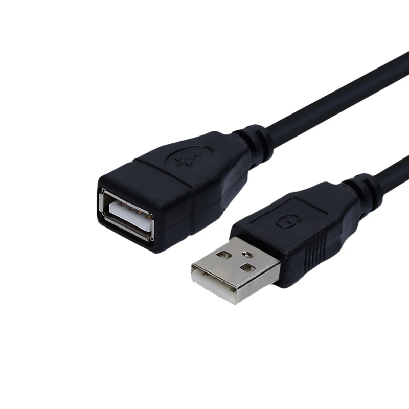 

USB Extension Cable Fast Speed USB 2.0 Cable Male to Female Black 1m 2m 3m Data Sync USB 2.0 Extender Cord Extension Cable