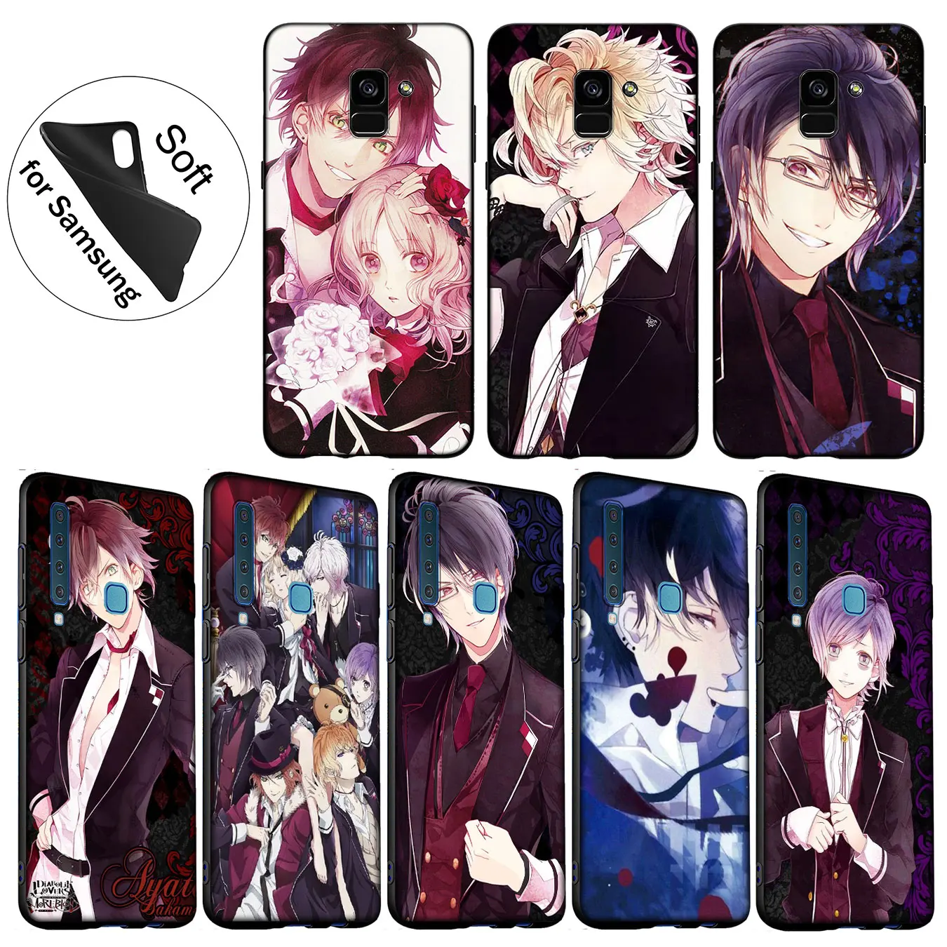 IYICAO Diabolik Lovers японский аниме Мягкий силиконовый чехол для samsung Galaxy J8 J7 Duo J6 J4 Plus A2 Core
