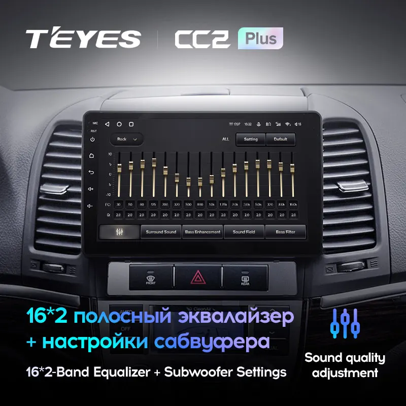 TEYES CC2L и CC2 Plus Штатная магнитола For Хендай Санта Фе 2 Hyundai Santa Fe 2006 2012 Android до 8 ЯДЕР 6 +