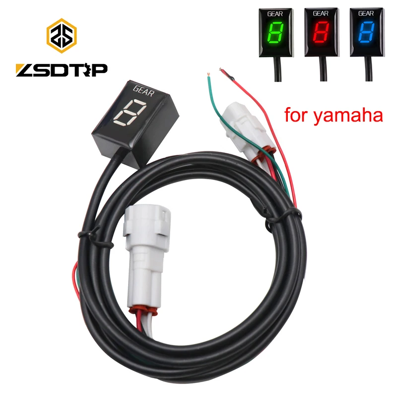 Индикатор шестерни ZSDTRP для мотоцикла Yamaha FZ6 FZS 600 1000 MT-03 YZF R6 R1 TDM 850 900 WR250X XJ6N XJR1300 XV1900 |
