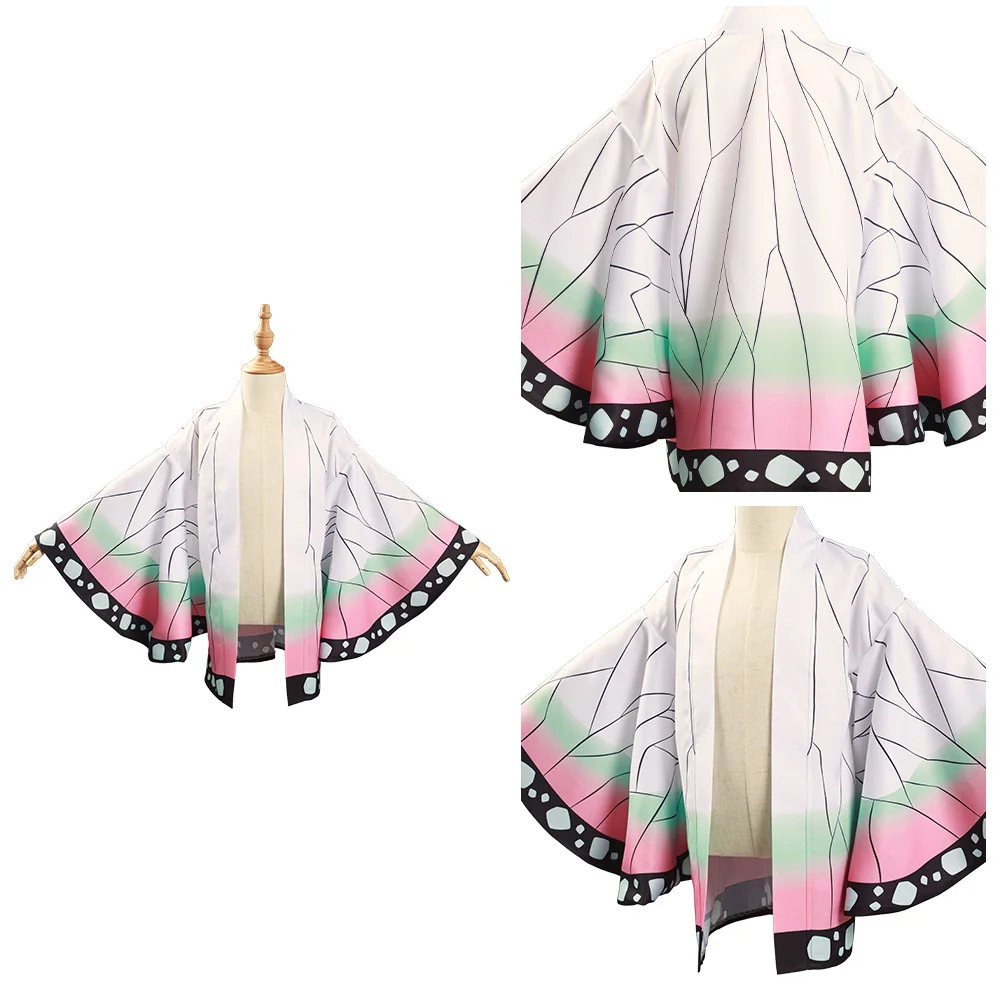 COSTUME COSPLAY KIMETSU No Yaiba Kochou Shinobu Anime Demon Slayer - Foto 5