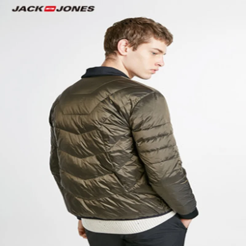 Мужской пуховик JackJones Мужская зимняя бейсбольная куртка с тепловым воротником C | 218412510