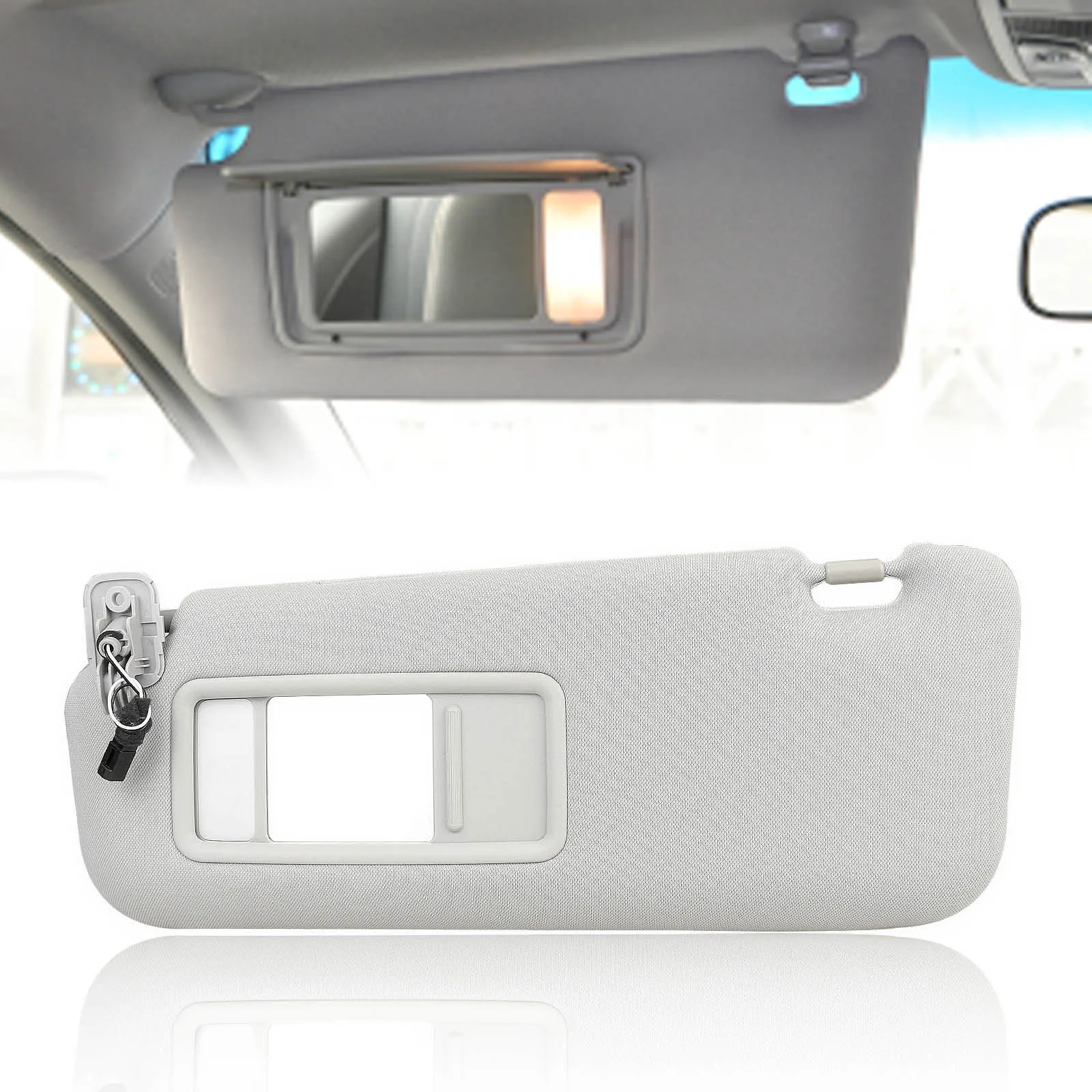 For Mazda Cx9 20102015 Sun Visor Left Drive Car Gray Front Window