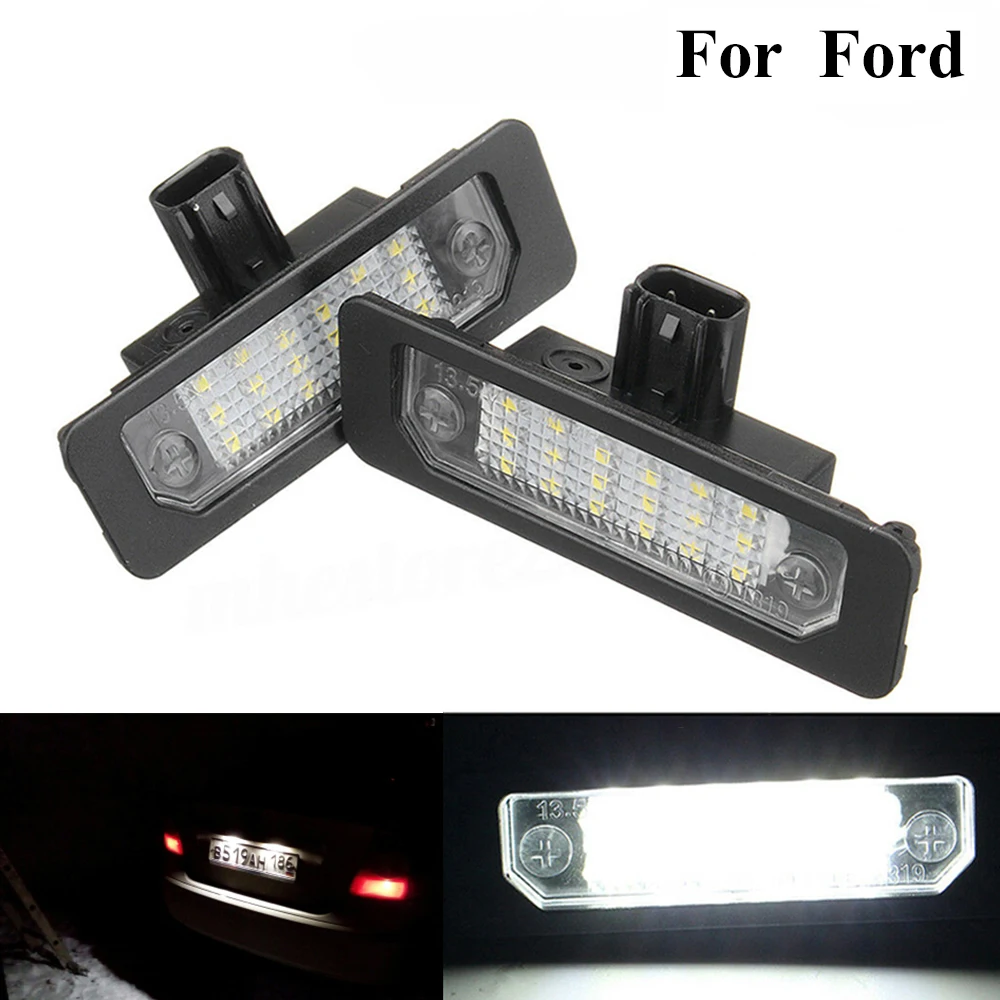 

Car LED Rear Number Plate Light License Plate Lamp For Ford Mustang 2010-2014 Focus Taurus Flex Fusion Mercury sable milan Edge