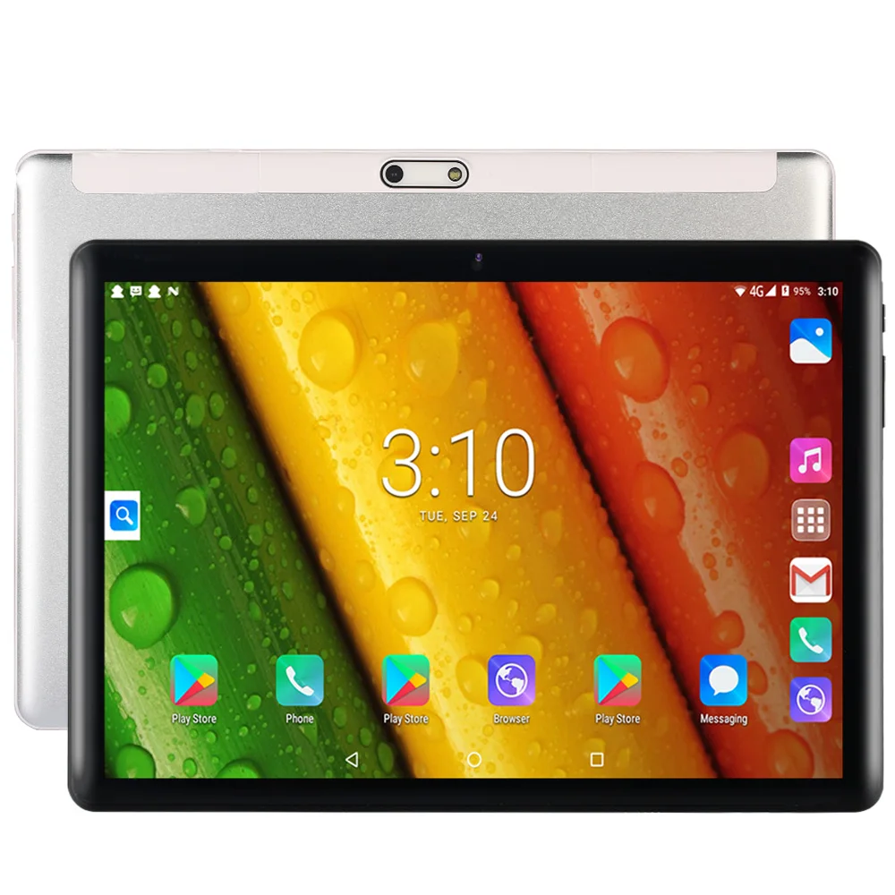 New 10 inch 3G Phone Call Tablets Android 7.0 Octa Core 4G+64G Tablet Pc 3G WiFi Dual SIM Card laptop WiFi GPS Bluetooth tab