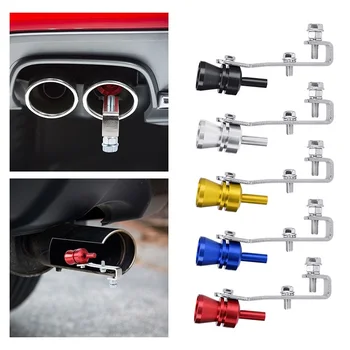 

Simulator Car Turbo Whistle Exhaust Fake Turbo Whistler Whistle Pipe Sound Muffler Blow Off Valve Car Styling Tunning S/M/L/XL