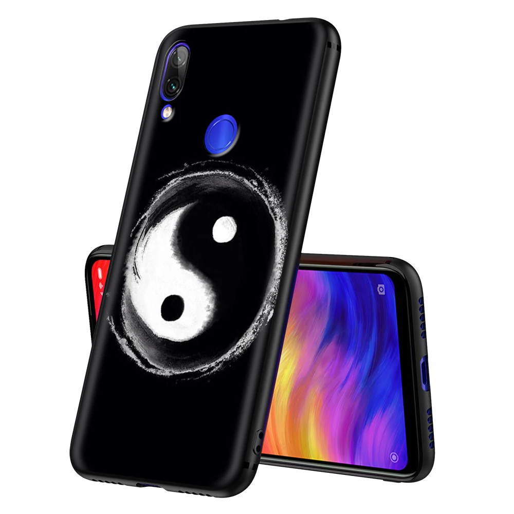 Китайский чехол Yin Yang для Xiaomi Redmi Note 4 4x 4a 5 5a 6 8 8A MI 9 9s 10 8T K30 Pro Max Lite Plus|Бамперы| |