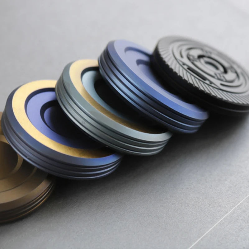 

Fidget Toys PPB Coin EDC Metal Push Brand Anti-Stress Autism ADHD Hand Spinner Adult Stress Relief Toys Exquisite Xmas Gift