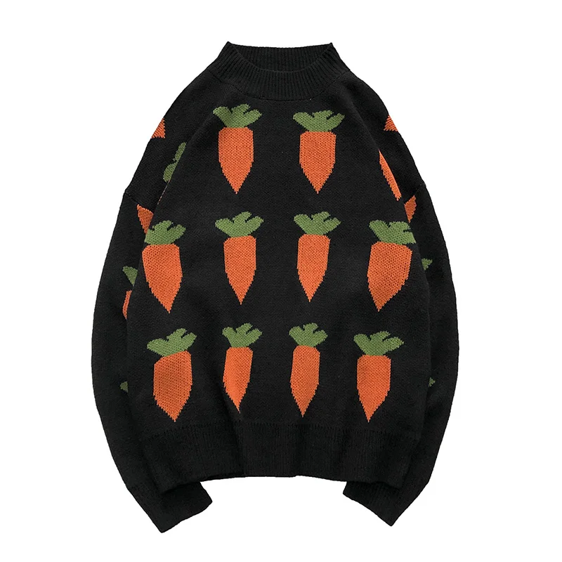 Свитер мужской свободный тренд круглый вырез свитер Повседневный джемпер комплекты осень и зима свитера