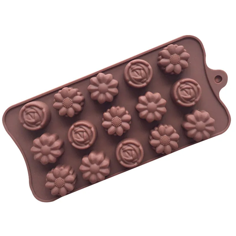 3D Silicone Mold for Kitchen Bake Pastry Rose Mould Soap Candy Chocolate Ice Cookies Flowers Cake DIY Bakeware | Дом и сад