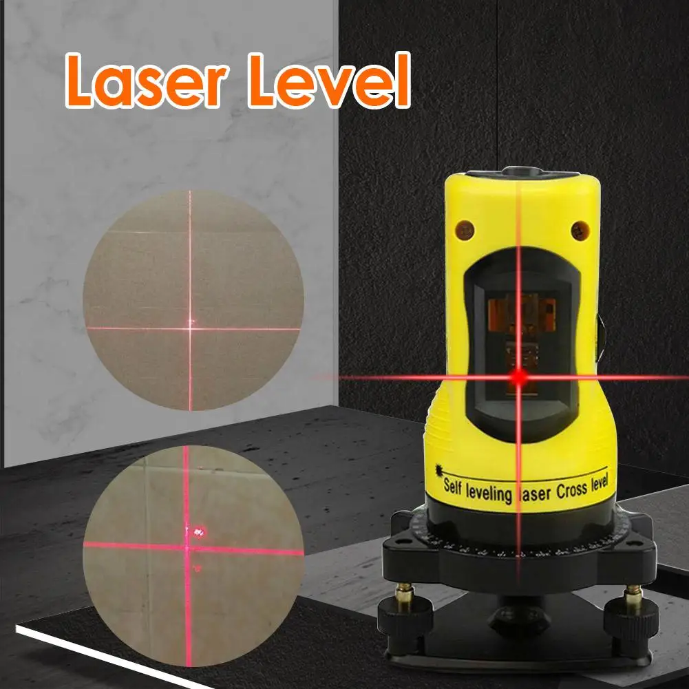 

SL203 High Accuracy 2 Line Red Light Cross Self-Leveling Laser Level Instruments Horizontal Multi-measurement Function Tool