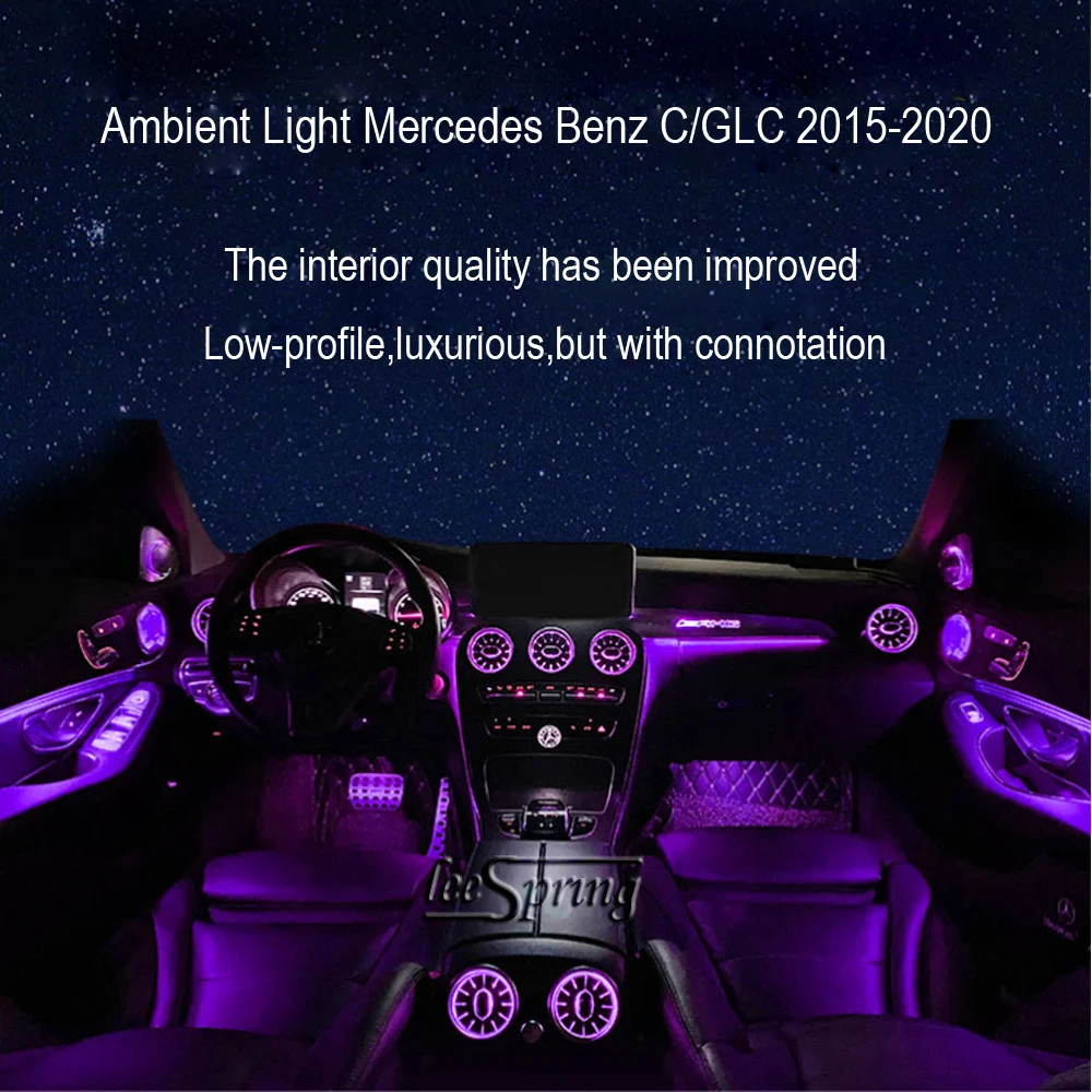 

Ambient Light for Mercedes Benz C GLC X253 2016-2020 Atmosphere lamp