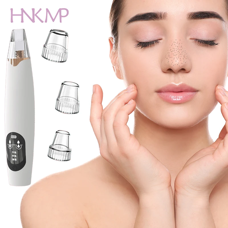 

HNKMP Blackhead Remover Deep Nose Clean Shrink Pore Pimple Removal Vacuum Suction Facial Diamond Beauty Clean Skin Care Tool 1PC
