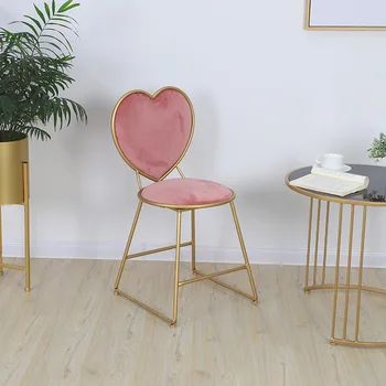 

Ins Nordic tieyi cotton and linen makeup stool beauty salon makeup stool modern minimalist clothing store change stool furniture