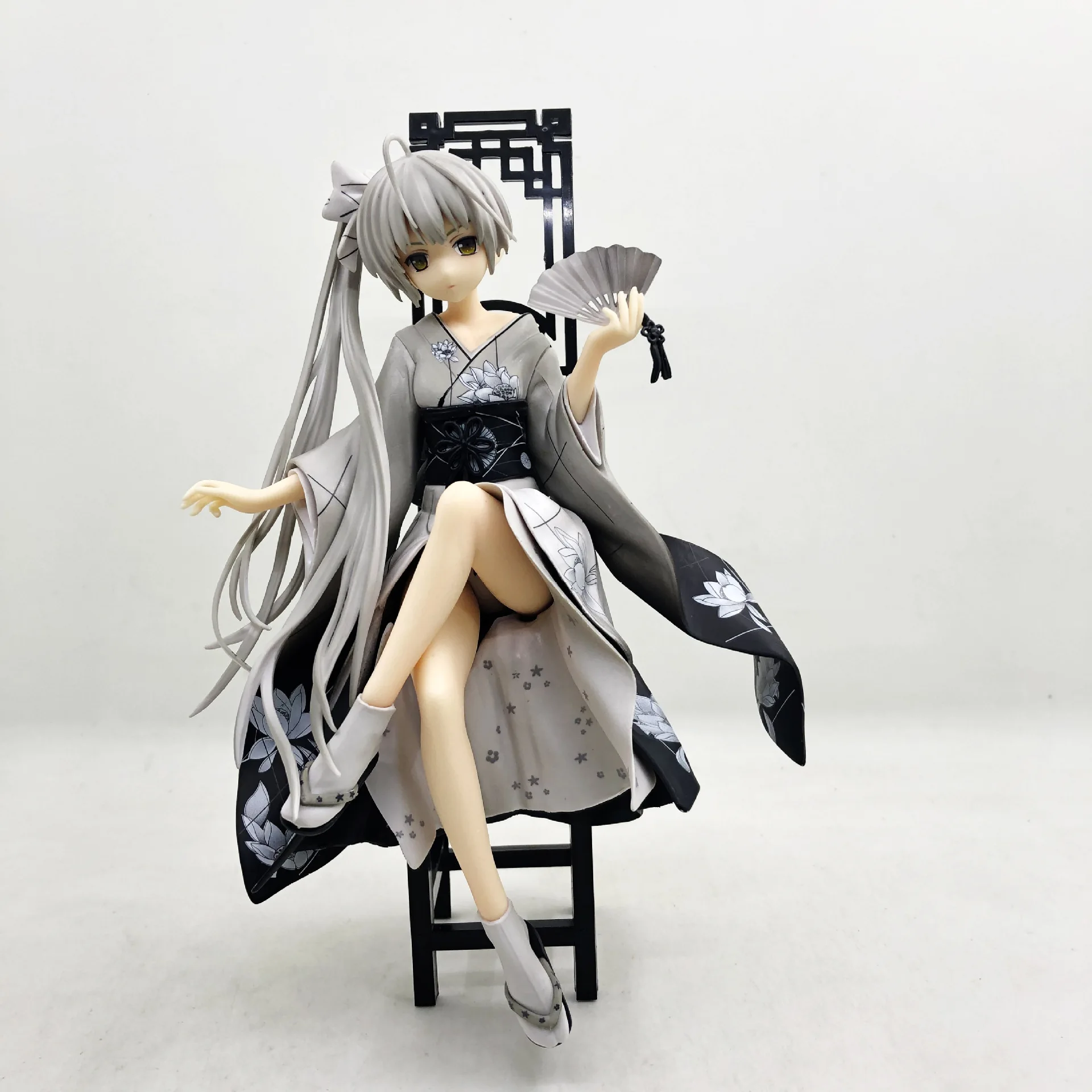 Alphamax Skytube 22 см Аниме игра черное шелковое платье Yosuga No Sora Kasugano сексуальная девушка
