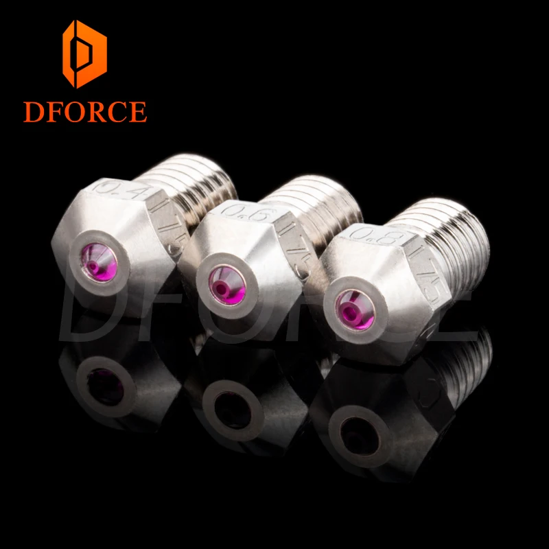 DFORCE T V6 с покрытием из меди красный распылитель Reprap v6 hotend сверхвысокой