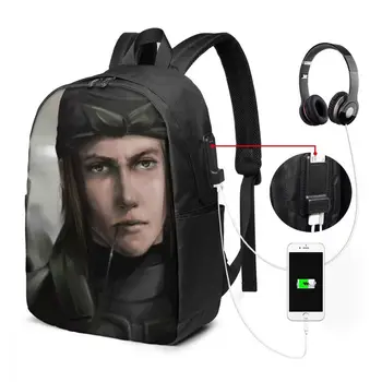 

Shiranui Genma Custom Japanese Anime Naruto Print Cartoon Image paiting USB Backpack 17 In