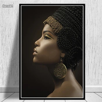 

Egyptian Women Paintings Print On Canvas Posters and Prints Modern Girl Wall Pictures for Living Room Home Design Decor