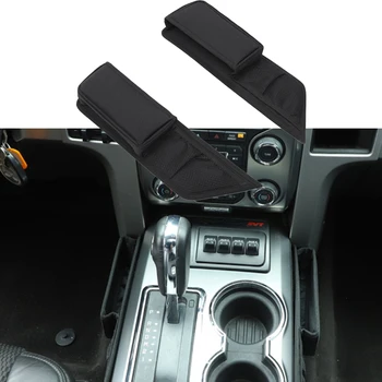 

Gear Shift Storage Bag Organize Tray Stowing Tidying for Ford F150 2009 2010 2011 2012 2013 2014 Black Car Interior Accessories