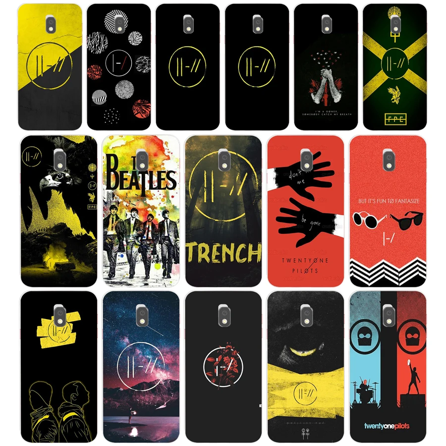 40AA HyrCase Twenty One Pilots 21 Мягкий Силиконовый ТПУ чехол для телефона Samsung Galaxy J2 J4 Prime J6 Plus J7