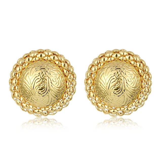 FNIO Fashion Vintage Earrings For Women Big Geometric Statement Gold Metal Drop Earrings 2020 Trendy Earings Jewelry Accessories H14-0K265-05