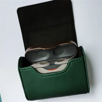 

Leather Case for Sony WF-1000XM3 Bluetooth Wireless Headset Storage Box for Sony WF-1000XM3 Headset Accessories