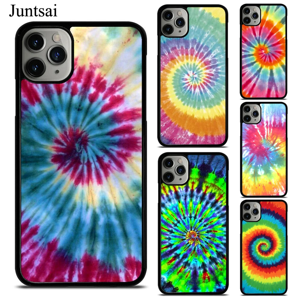 Trippy Tie Dye Hippie Art Case For iPhone 13 Pro Max 12 Mini 11 X XR XS SE 2020 6S 7 8 Plus Cover | Мобильные телефоны и