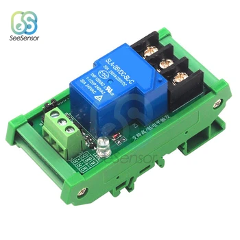 

5V 12V 24V One 1 Channel Relay Module 30A with Optocoupler Isolation Supports High/Low Level Trigger with Guide Rail