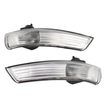 

1 Pair Of Mirror Turn Signal Corner Light Lamp Cover Shade Screen For Ford Focus Ii 2 Iii 3 Mondeo