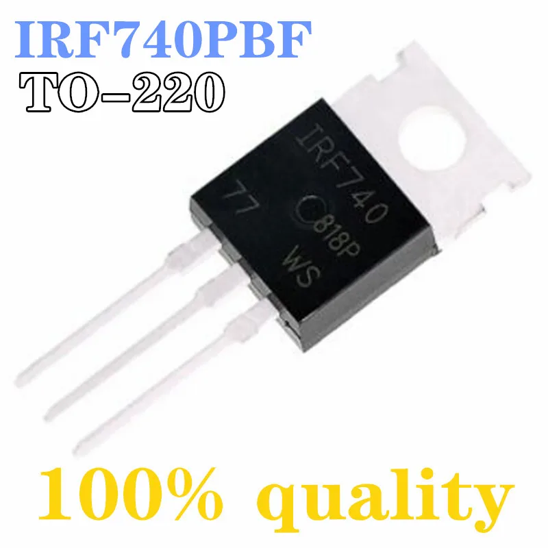100 шт. IRF740PBF TO220 IRF740 TO-220 IRF740P | Электронные компоненты и принадлежности