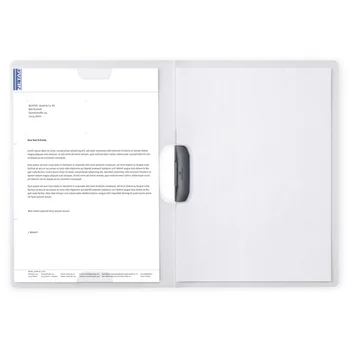 

Folder duraswing plus, up to 30 sheets A4 with plastic clip transparent
