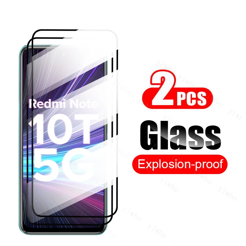 Redme Note10 Có Kính Cường Lực Dành Cho Xiaomi Redmi Note 10T 5G 10 Pro 10pro 10S Tấm Bảo Vệ Màn Hình redmy Note10t Kính Phim glass cover mobile Screen Protectors