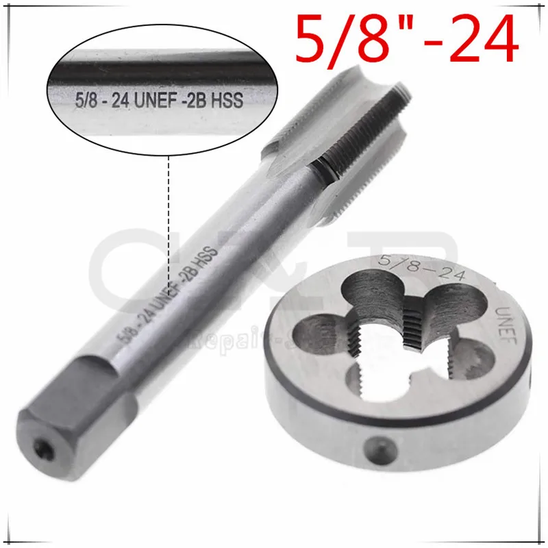 5/8"-24 Tap and Die Set UNF High Speed Steel Threading Gunsmithing 5/8" x 24 New 5/8 Gunsmith Herreria thread Dies | Автомобили и