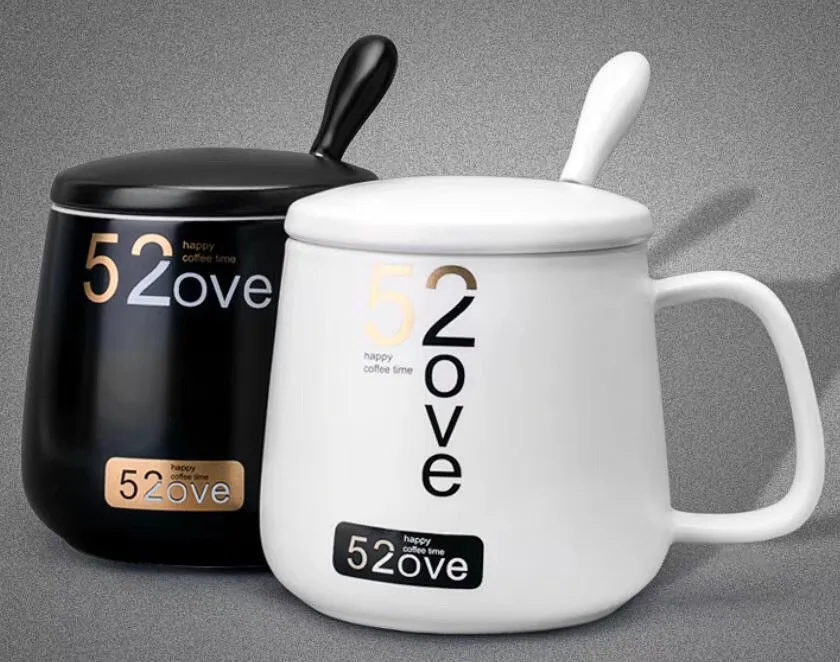 

Creative Ceramic Mug Couple Cup Coffee Cup Valentine's Day Ceramic Cup