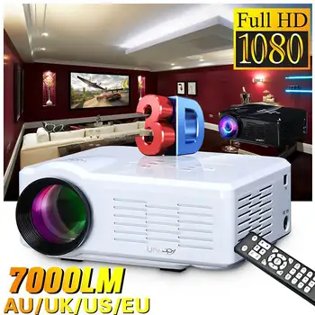 

HD Mini Projector Native 800x480 LED WiFi Proyector 7000 Lumens Video Home Cinema 3D HDMI Movie Game Proyector