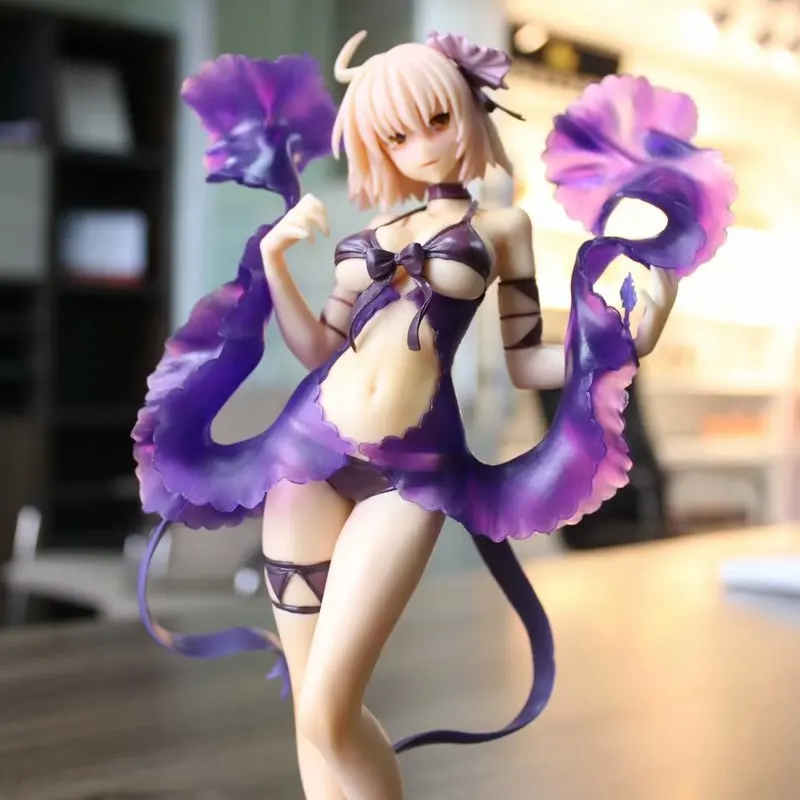 

Yaya Anime Destiny Night gong chen wu FGO Water Joan of Arc Boxed Garage Kit Decoration