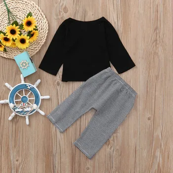 Newborn Baby Girls Boys Clothes Autumn Baby Sets Cartoon Koala T-Shirt + Striped Pants Outfits Infant Clothing 6 12 18 24 Months 3