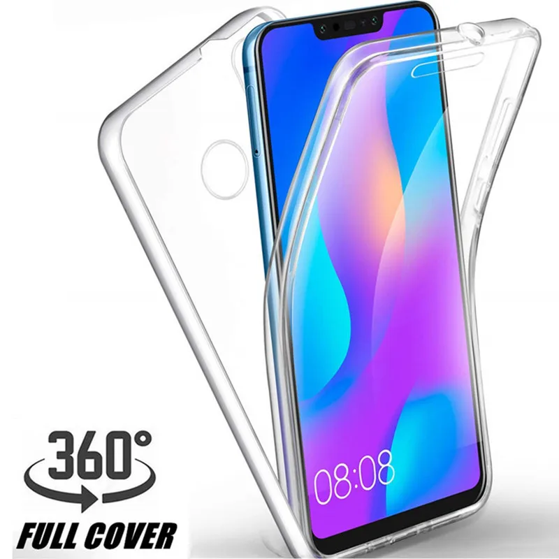 Чехол с полным покрытием 360 градусов для Xiaomi Mi 10 9 8 Lite Redmi 8A Note Pro 8T 9S двухсторонний