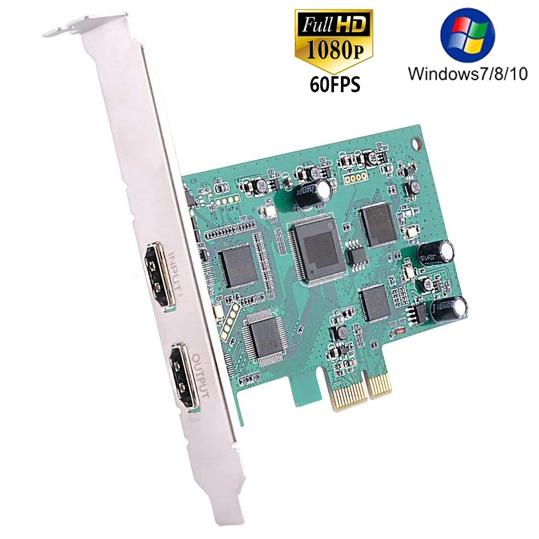 Y & H PCIE записывающее устройство для видеоигр HD 1080P 60FPS PS4 Xbox One Wii U Nintendo Switch