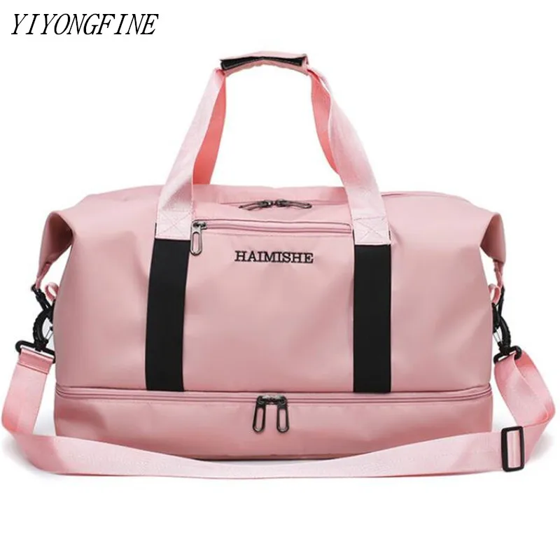 Hand-Luggage-Bag Weekend-Bags Travel-Bag Separation Trips Large-Capacity Sports for Short