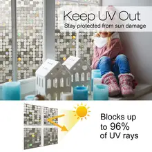 Wxshsh Защита от солнца электростатическое окно пленка htv винил Хамелеон декоративные наклейки на окна глазурь самоклеющиеся стекло оттенок