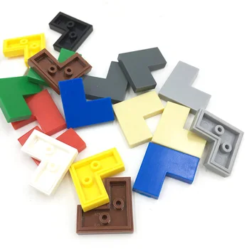 

20pcs/50pcs Diy Toys Smartable Tile 2X2 Corner Flat Studs Building Block MOC Parts Educational Creative gift Children Toys