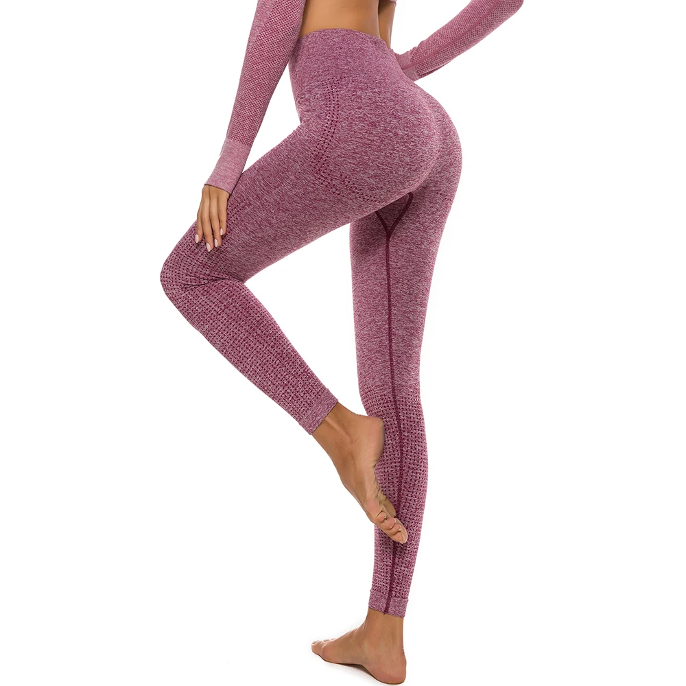 Women Seamless Leggings Tummy Control Yoga Pants High Waist Breathable Leggins Sport Fitness Gym Athletic Tights Drop Shipping