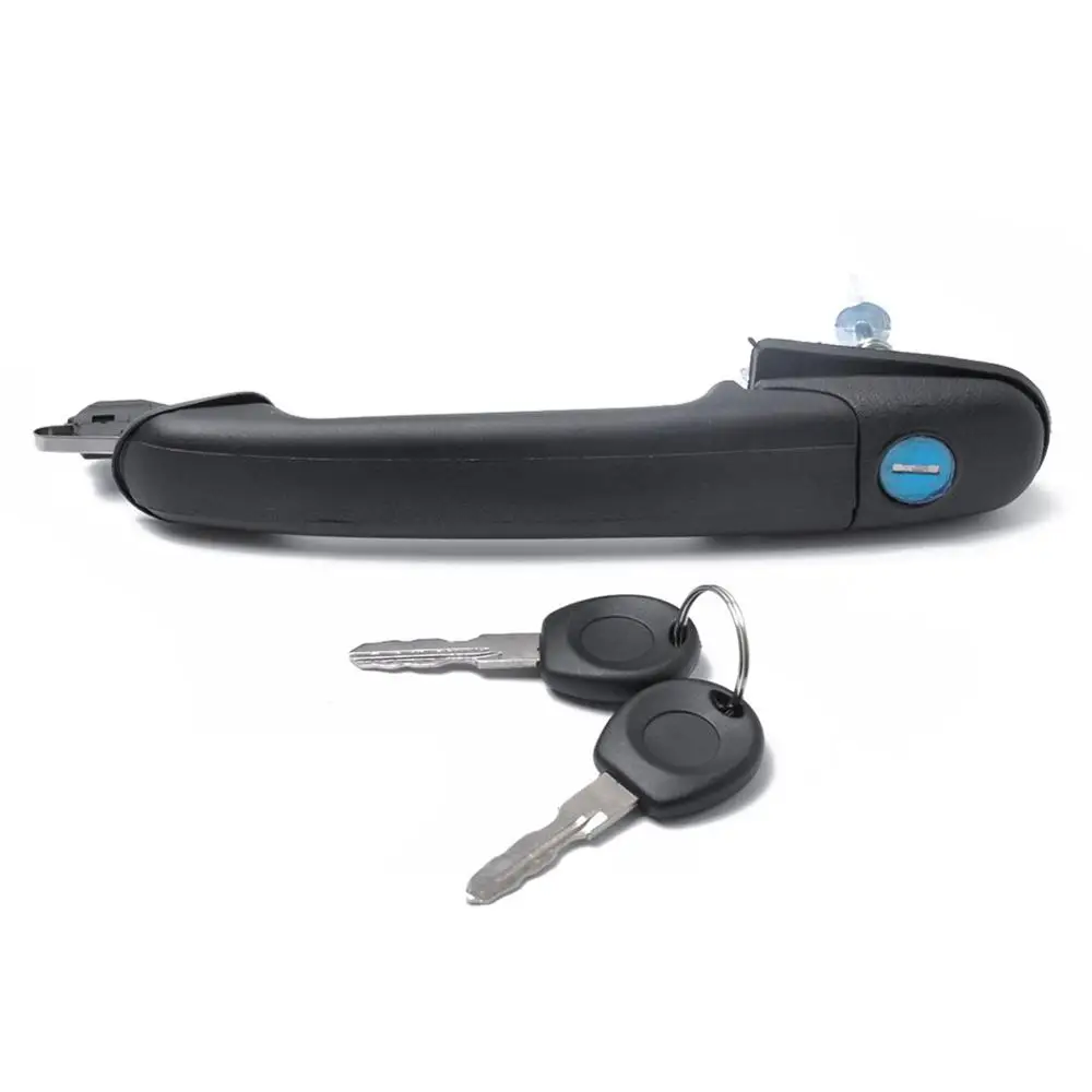 Передняя дверная ручка с замком для Ford для VW с 2 ключами 6N0837207C 6N0837207D MK4 6N1 94-99 Автомобильная дверная ручка