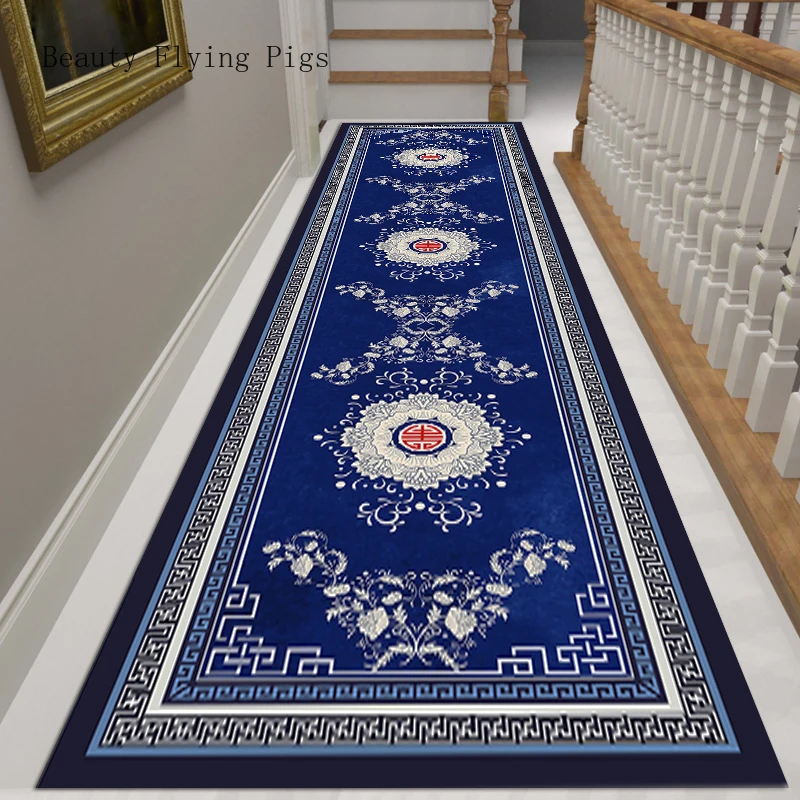 3D stereo printing traditional classical corridor carpet home bedroom living room coffee table kitchen bathroom anti-slip mat 3D stereo printing traditional classical corridor carpet home bedroom living room coffee table kitchen bathroom anti-slip mat