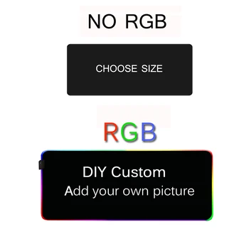 

Logo Mouse Pad DIY Custom Anime RGB Gaming Desk LED Illumination Big Gamer Gaming Playmat Large Desk Mat XXL Mousepad 900x400mm