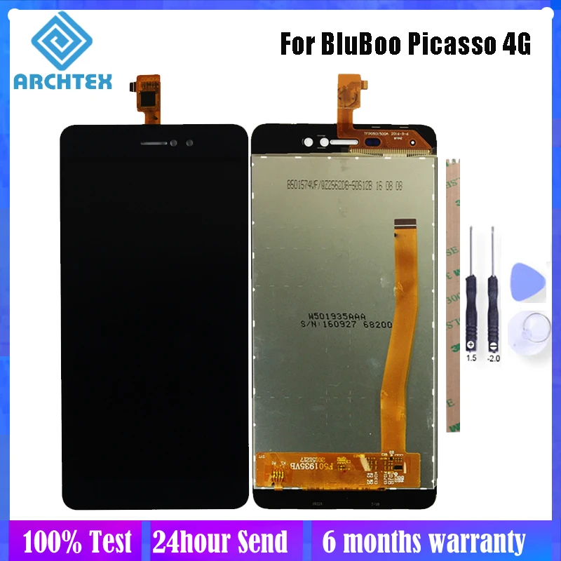 5 0 дюймов для BluBoo Picasso 4G ЖК дисплей + сенсорный экран с рамкой дигитайзер детали