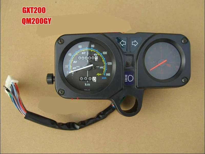 QINGQI QM200GY тахометр аксессуары для мотоцикла Suzuki GXT200 DR200 прибор в сборе 200cc
