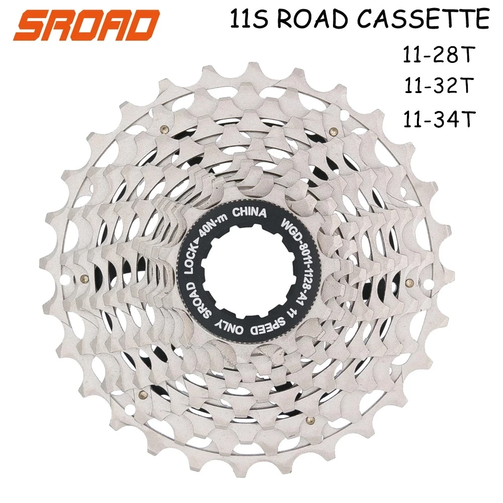SROAD Road Bicycle Cassette Ultralight 11 Speed 25T 28T 32T 34T CNC sroad-road-bicycle-cassette-ultralight-11-speed-25t-28t-32t-34t-cnc